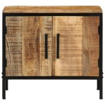 vidaXL Dulap de noapte Maro și negru 50 x 30 x 45 cm vidaXL Dulap de noapte Maro și negru 50 x 30 x 45 cm