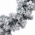 vidaXL Ghirlandă de Crăciun cu lumini LED, verde, 5 m, PVC vidaXL Ghirlandă de Crăciun cu lumini LED, verde, 5 m, PVC