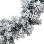 vidaXL Ghirlandă de Crăciun cu lumini LED, verde, 10 m, PVC vidaXL Ghirlandă de Crăciun cu lumini LED, verde, 10 m, PVC