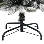 vidaXL Brad de Crăciun artificial slim cu zăpadă pufoasă 120 cm PVC&PE vidaXL Brad de Crăciun artificial slim cu zăpadă pufoasă 120 cm PVC&PE