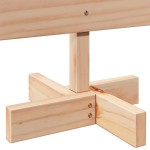 vidaXL Brad de Crăciun decorativ, 70 cm, lemn masiv vidaXL Brad de Crăciun decorativ, 70 cm, lemn masiv