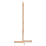 vidaXL Brad de Crăciun decorativ, 110 cm, lemn masiv vidaXL Brad de Crăciun decorativ, 110 cm, lemn masiv