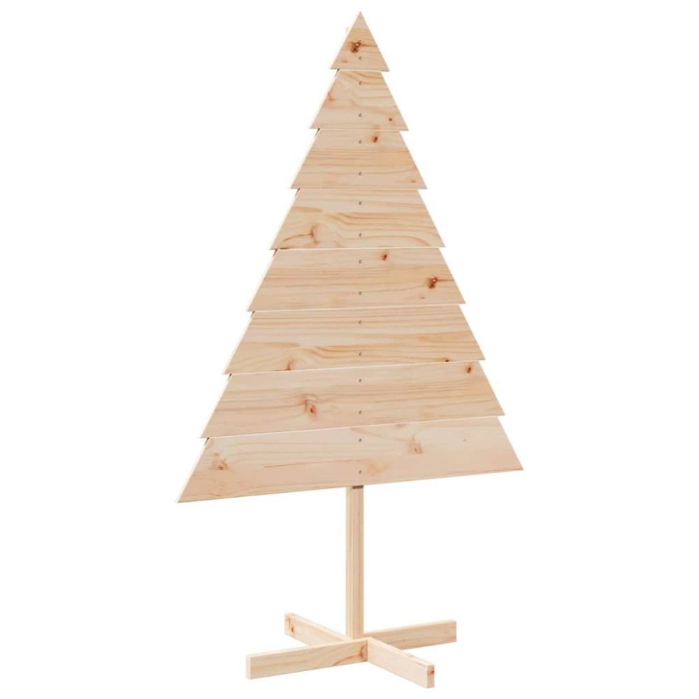 vidaXL Brad de Crăciun decorativ, 150 cm, lemn masiv