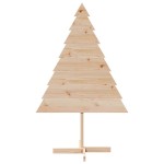 vidaXL Brad de Crăciun decorativ, 150 cm, lemn masiv vidaXL Brad de Crăciun decorativ, 150 cm, lemn masiv