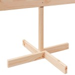 vidaXL Brad de Crăciun decorativ, 150 cm, lemn masiv vidaXL Brad de Crăciun decorativ, 150 cm, lemn masiv