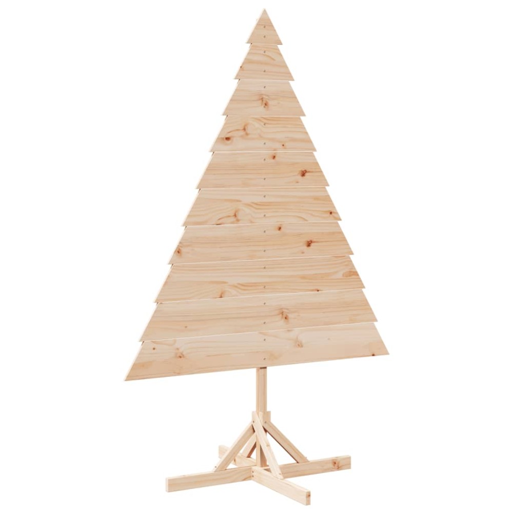 vidaXL Brad de Crăciun decorativ, 180 cm, lemn masiv