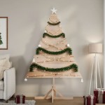 vidaXL Brad de Crăciun decorativ, 180 cm, lemn masiv vidaXL Brad de Crăciun decorativ, 180 cm, lemn masiv