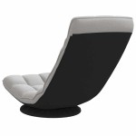 vidaXL Scaun pivotant pentru podea gri nor 70x51x79 cm material textil