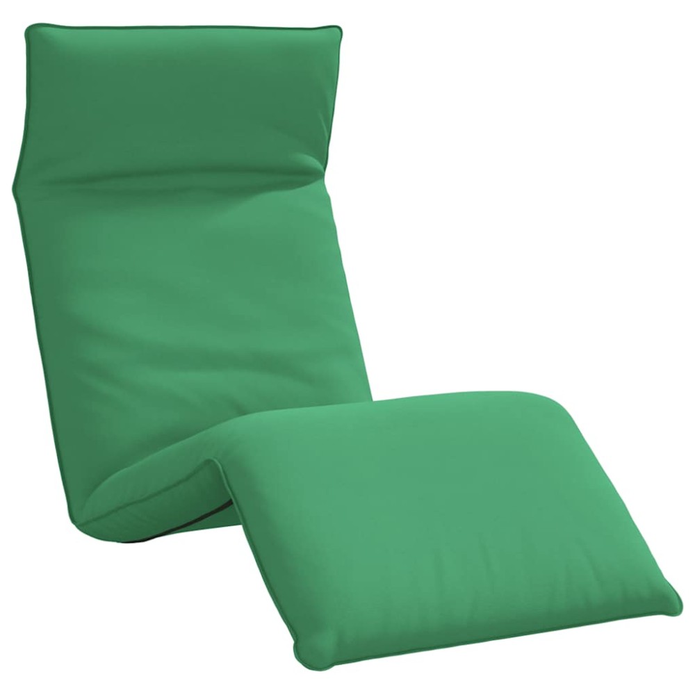 vidaXL Șezlong pliabil, verde, 175x54x8,5 cm, țesătură Oxford