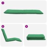 vidaXL Șezlong pliabil, verde, 175x54x8,5 cm, țesătură Oxford vidaXL Șezlong pliabil, verde, 175x54x8,5 cm, țesătură Oxford