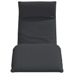 vidaXL Șezlong pliabil negru 175x54x8,5 cm țesătură Oxford