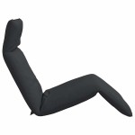 vidaXL Șezlong pliabil negru 175x54x8,5 cm țesătură Oxford
