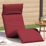 vidaXL Șezlong pliabil, roșu vin, 175x54x8,5 cm, țesătură Oxford vidaXL Șezlong pliabil, roșu vin, 175x54x8,5 cm, țesătură Oxford