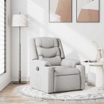 vidaXL Scaun extensibil din stofă gri nor vidaXL Scaun extensibil din stofă gri nor