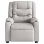 vidaXL Scaun extensibil din stofă gri nor vidaXL Scaun extensibil din stofă gri nor