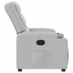 vidaXL Scaun extensibil din stofă gri nor vidaXL Scaun extensibil din stofă gri nor