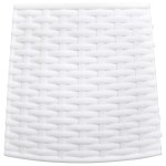 vidaXL Fustă brad de Crăciun, alb, Ø56x23 cm, plastic vidaXL Fustă brad de Crăciun, alb, Ø56x23 cm, plastic