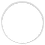 vidaXL Fustă brad de Crăciun, alb, Ø56x23 cm, plastic vidaXL Fustă brad de Crăciun, alb, Ø56x23 cm, plastic