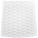 vidaXL Fustă brad de Crăciun, alb, Ø65x23 cm, plastic vidaXL Fustă brad de Crăciun, alb, Ø65x23 cm, plastic