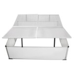 Pavilion protecție frig cu acoperiș 4 panouri 108x41x110 cm