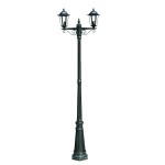 Felinar de grădină Brighton cu 2 brațe 215 cm Verde Felinar de grădină Brighton cu 2 brațe 215 cm Verde