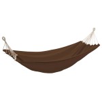 vidaXL Hamac pliabil 2 persoane, maro, 360 x 150 cm vidaXL Hamac pliabil 2 persoane, maro, 360 x 150 cm