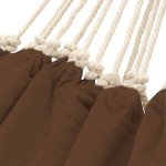 vidaXL Hamac pliabil 2 persoane, maro, 360 x 150 cm vidaXL Hamac pliabil 2 persoane, maro, 360 x 150 cm