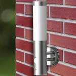 vidaXL Lampă de perete exterior cu senzor de mișcare, oțel inoxidabil vidaXL Lampă de perete exterior cu senzor de mișcare, oțel inoxidabil