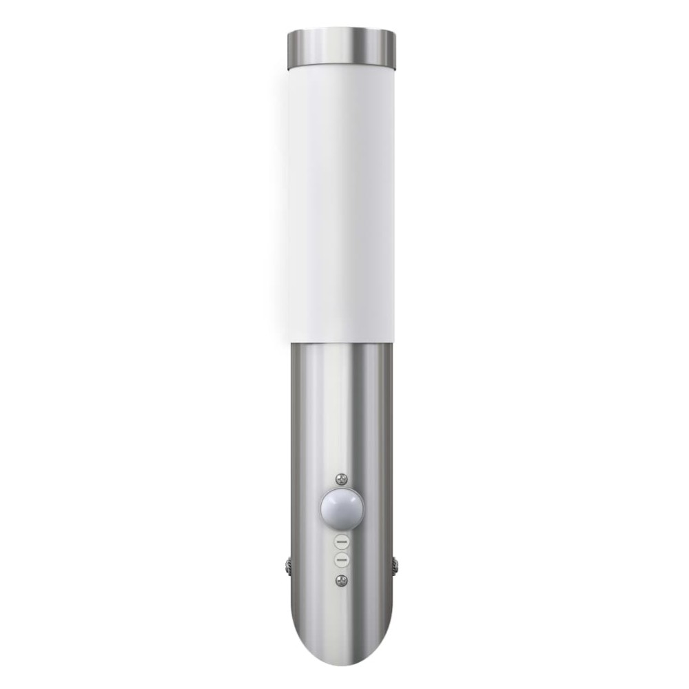 Lampă RVS cu senzor de mișcare 6 x 36 cm