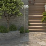 vidaXL Lampă de grădină cu stâlp, 3 lămpi, 220 cm vidaXL Lampă de grădină cu stâlp, 3 lămpi, 220 cm