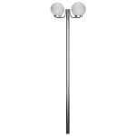 vidaXL Lampă de grădină cu stâlp, 2 lămpi, 220 cm vidaXL Lampă de grădină cu stâlp, 2 lămpi, 220 cm