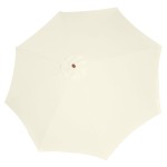 vidaXL Umbrelă de soare, 300 x 258 cm, alb nisipiu vidaXL Umbrelă de soare, 300 x 258 cm, alb nisipiu