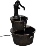 vidaXL Fântână cu design pompă de puț vidaXL Fântână cu design pompă de puț