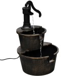 vidaXL Fântână cu design pompă de puț vidaXL Fântână cu design pompă de puț