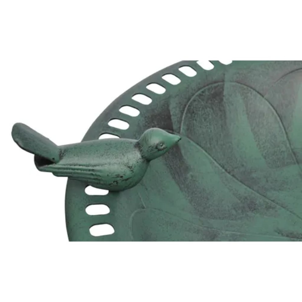 vidaXL Fântână pentru păsări cu păsări decorative
