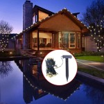 Decorațiune de Crăciun instalație lumini solare cu LED-uri, alb cald Decorațiune de Crăciun instalație lumini solare cu LED-uri, alb cald