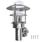 Lampă de perete din oțel inoxidabil fără senzor de mișcare Lampă de perete din oțel inoxidabil fără senzor de mișcare