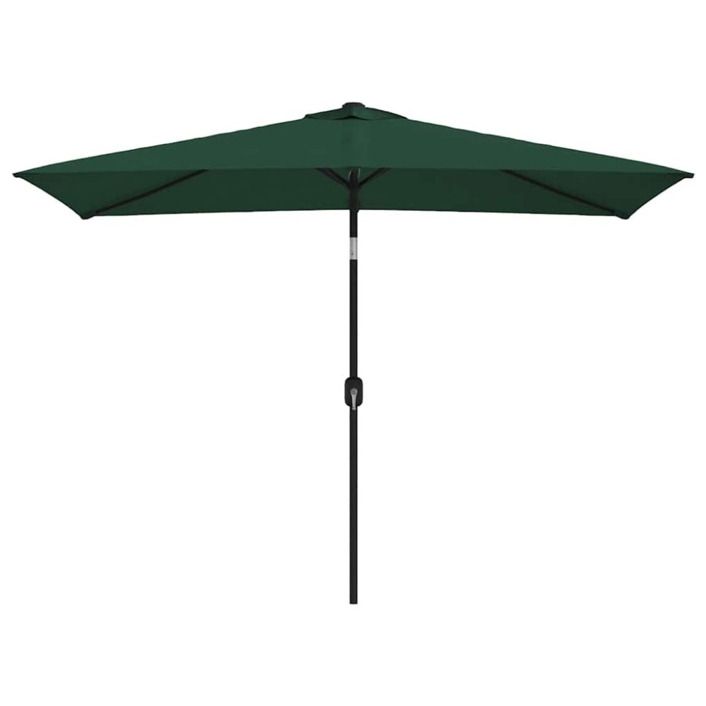 vidaXL Umbrelă de soare dreptunghiulară 200 x 300 cm, Verde