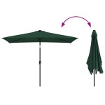 vidaXL Umbrelă de soare dreptunghiulară 200 x 300 cm, Verde
