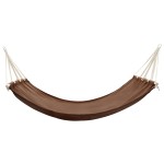 Hamac cu bare, 210 x 150 cm, maro Hamac cu bare, 210 x 150 cm, maro
