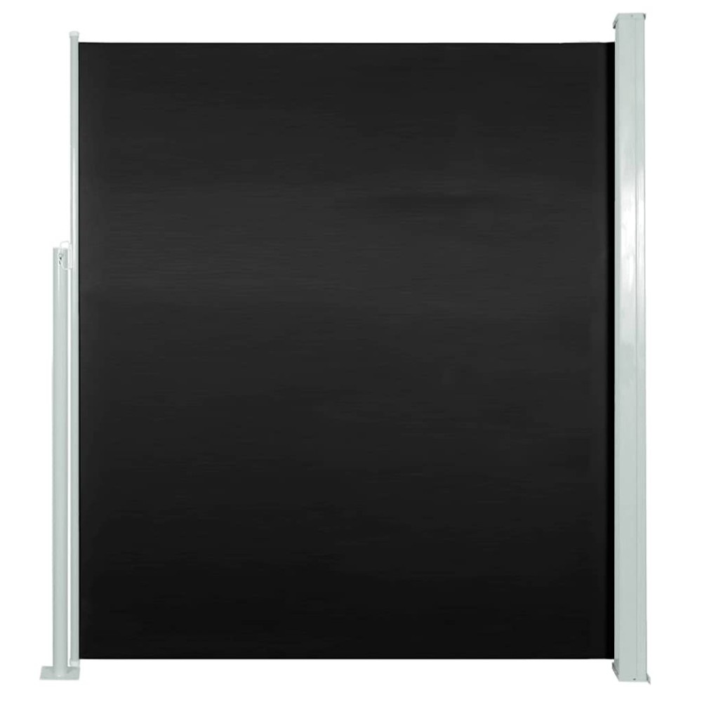 vidaXL Copertină laterală pentru terasă/curte, negru, 160x300 cm