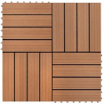 Plăci WPC 30 x 30 cm 11 buc, Maro Plăci WPC 30 x 30 cm 11 buc, Maro
