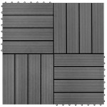 Plăci WPC 30 x 30 cm 11buc, Gri Plăci WPC 30 x 30 cm 11buc, Gri