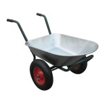 Roabă pentru grădină cu 2 roți, 66 L Roabă pentru grădină cu 2 roți, 66 L