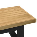 vidaXL Masuta de cafea NOAIN picioare in forma de U lemn masiv de pin