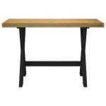 vidaXL Birou NOAIN Picioare în formă X 120x50x75 cm lemn masiv de pin