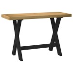 vidaXL Birou NOAIN Picioare în formă X 120x50x75 cm lemn masiv de pin