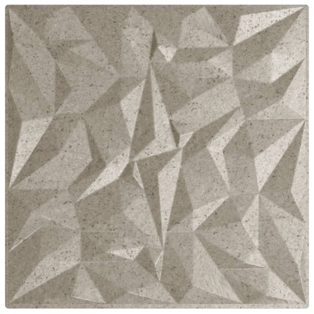 vidaXL Panouri de perete 24 buc. Beton 50x50 cm XPS 6 m² ametist