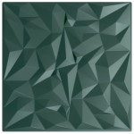 vidaXL Panouri de perete 24 buc. verde 50x50 cm XPS 6 m² ametist