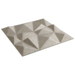 vidaXL Panouri de perete 12 buc. Beton 50x50 cm XPS 3 m² diamant vidaXL Panouri de perete 12 buc. Beton 50x50 cm XPS 3 m² diamant
